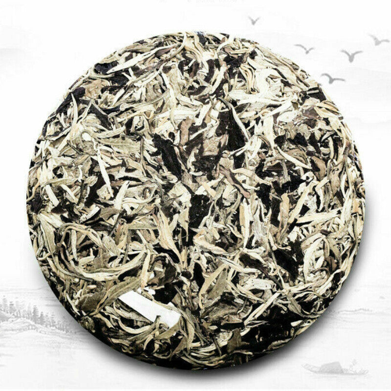 TemuTea 357g Moon White Tea Aged Pu-erh Tea Cake Pu'er Tea Moonlight Beauty Tea Secondary image