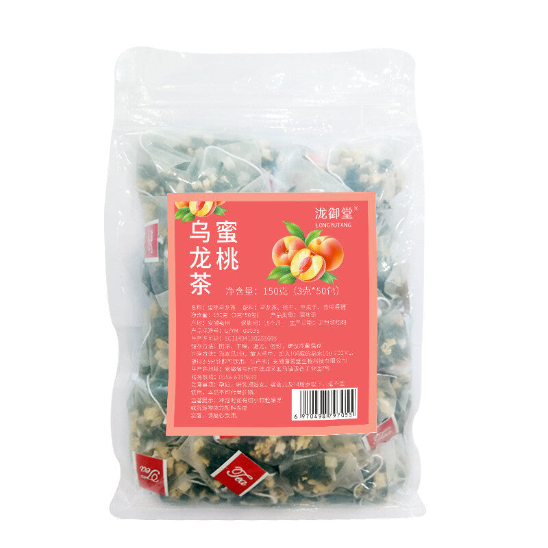 Instant Wholesale E-commerce Live Stream Fruit Tea Bags Peach Oolong Tea
