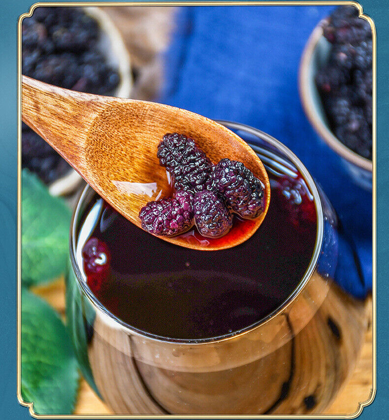 HelloYoung Delicious and Healthy Dried Mulberries - Perfect for Tea and Infusions - 130g*2