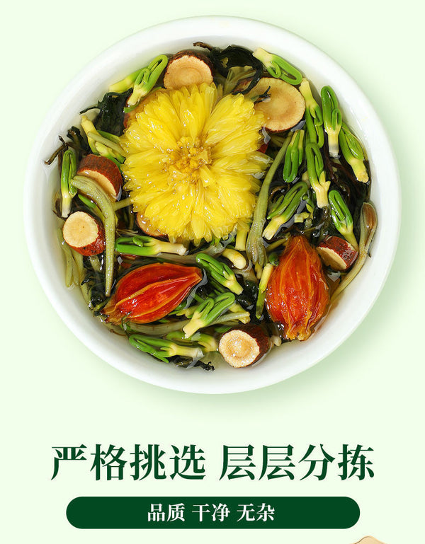 Tea for Heat Relief & Detox - Herbal Tea Lotus Seed Heart & Honeysuckle