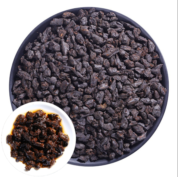 HelloYoung Fossil Glutinous Tea Fossil 500g Sweet and Glutinous Smooth Menghai Ripe Tea