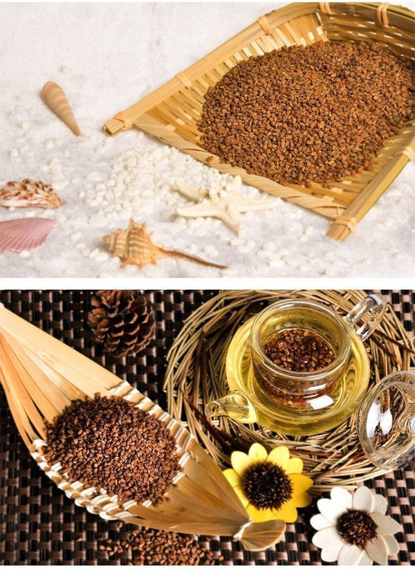 HelloYoung Black Buckwheat Tea Bagged 1kg Organic Black Tartary Buckwheat Plantule Full Tea