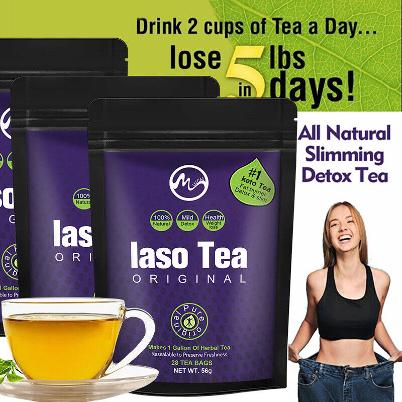 24 Hr Sale -🔥Iaso Tea Original 28 Detox Tea Loose Weight Slimming Tea 28 Bags Main image