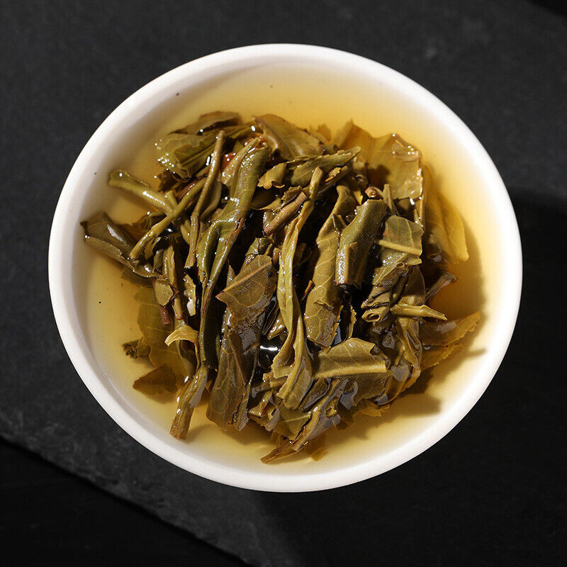 HelloYoung Yunnan Pu'er Tea Yiwu Ancient Tree 357g Pu'er Raw Tea Cake with Orchid Aroma