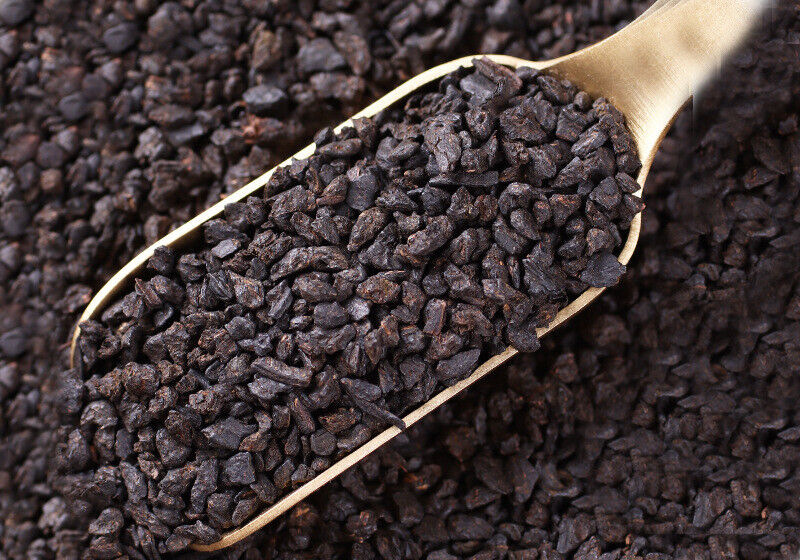 Broken Silver Yunnan Menghai Old Ripe Pu'er Tea Glutinous Fragrant Tea Fossil