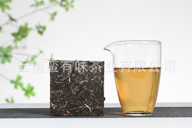 HelloYoung 100g Yunnan Pu'er Tea Pu'er Square Brick Raw Tea Organic Healthy Tea