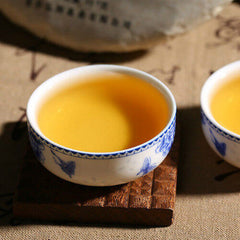 357g cha Pu-erh Tee Kuchen Grüner Tee Yunnan Menghai Puer Tee Chinesischen 普洱生茶