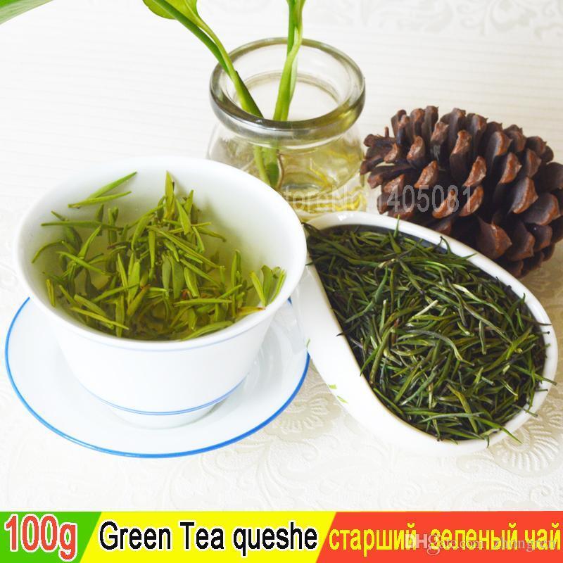 HelloYoung High Quality Green Tea Mingqian Fried Queshe Maojian Tea Green Healthy 100g