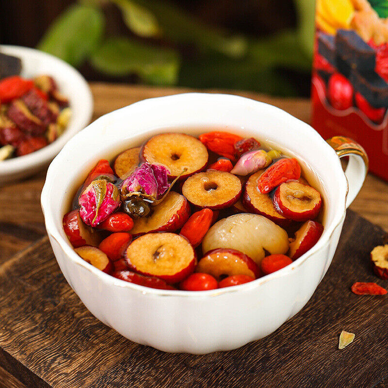 HelloYoung 150g Black sugar ginger date wolfberry tea brown sugar cinnamon flower tea