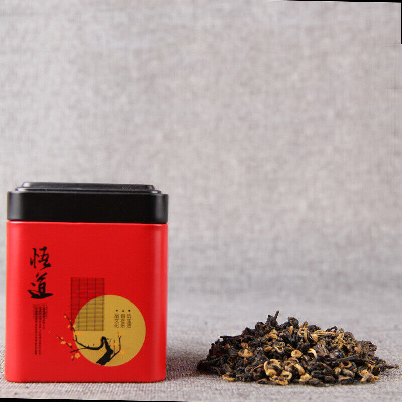 HelloYoung One Bud One Leaf Loose Leaf Tea Yunnan Dianhong Tea Chinese Kungfu Black Tea 80g