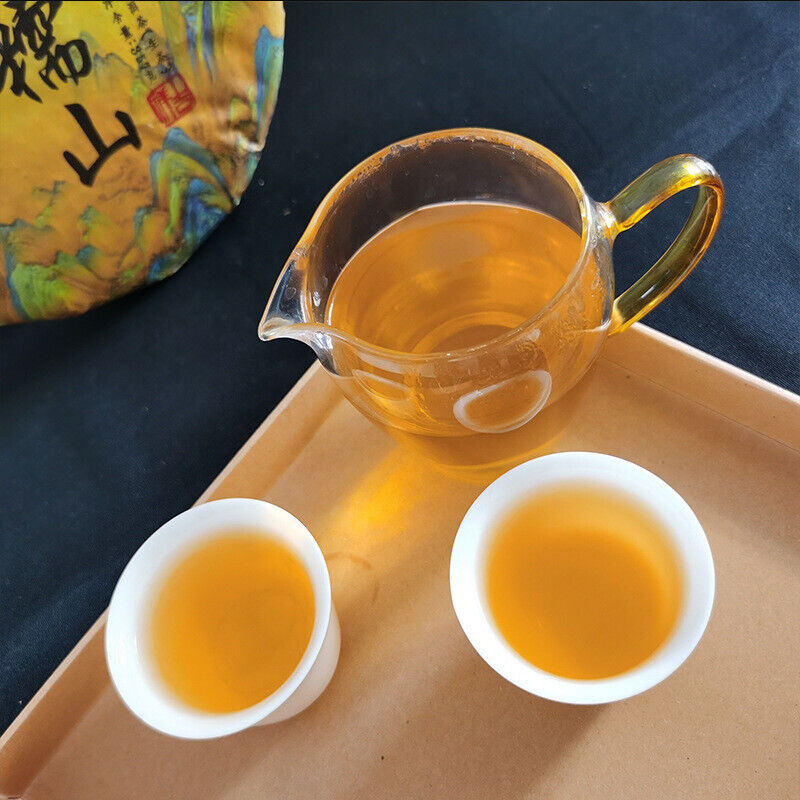 HelloYoung 357g Yunnan Pu'er Raw Tea Nannoushan The More Ages Better Smells Pu'er Tea Cake