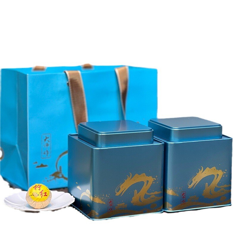 Lemon Red Tea Dian Hong Tea Small Lemon Red Fruit Flavoured Tin 500g