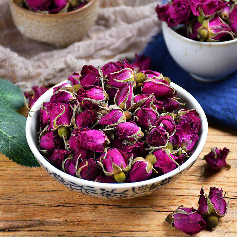 HelloYoung Canned Ping Yin Mei Gui Cha Tea Rose Tea Organic Healthy Herbal Flower Tea 100g Main image