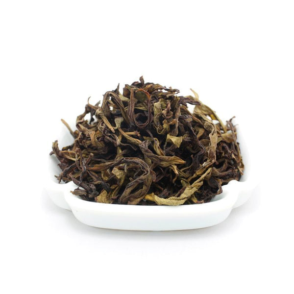Red Edges Wuyi Rock Tea Four Famous Varieties Minbei Oolong with Green Leaves