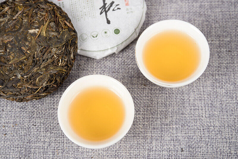 HelloYoung 100g Yunnan Pu'er Tea Raw Tea Cake Healthy Drink