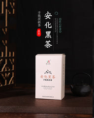 HelloYoung 208g Anhua Black Tea Authentic Hunan Tea Hand-built Aged Tian Fu Brick Tea