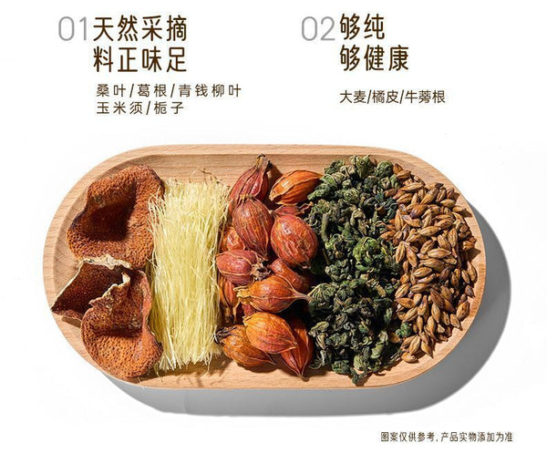 Cyclocarya Paliurus Corn Silk Tea 120g Herbal Health Tea for Hot & Cold Brew