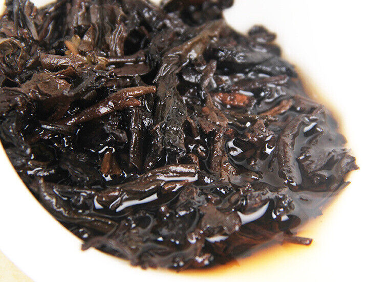 HelloYoung Yunnan Pu'er Ripe Tea Cake 普洱黑茶 传世佳茗 经典普洱熟茶饼357g 勐海古树纯料