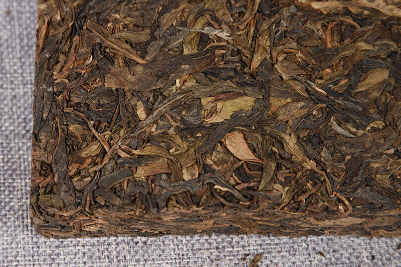 HelloYoung 500g Yunnan Bangma Big Snow Mountain Raw Tea Brick Golden Leaf First Spring Tea