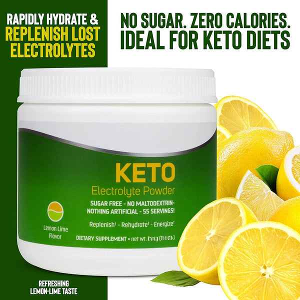 Keto Electrolyte Powder Hydration Supplement for Ketogenic Diet 250g/8.8oz