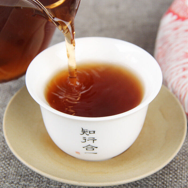 357g Premium Classic Puerh Ripe Tea Cake Puerh Black Tea Healthy Drinking