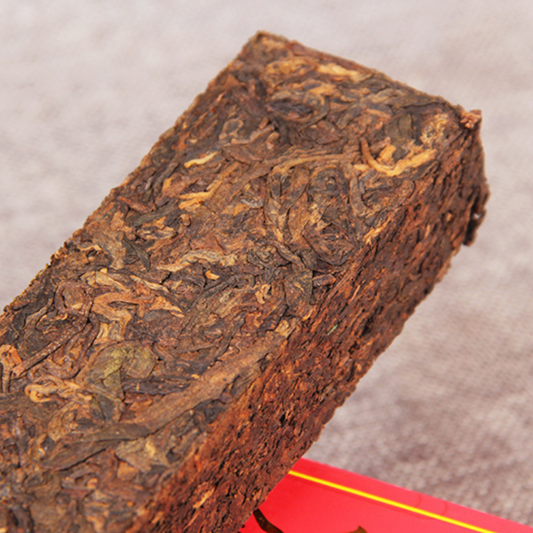 300g Puerh Ripe Tea Aged Golden Bar Spring Tea Ancient  Pu'er Tea Black Tea