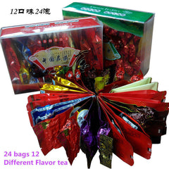 HelloYoung Chinese Famous Top,including Black/Green/Jasmine Tea etc.Super Popular 24 Bags