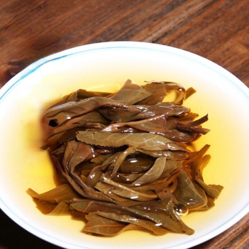 HelloYoung Spring Tea Slimming Green Tea 200g Top Pu-Erh Raw Tea Brick Bamboo Shoot Shell