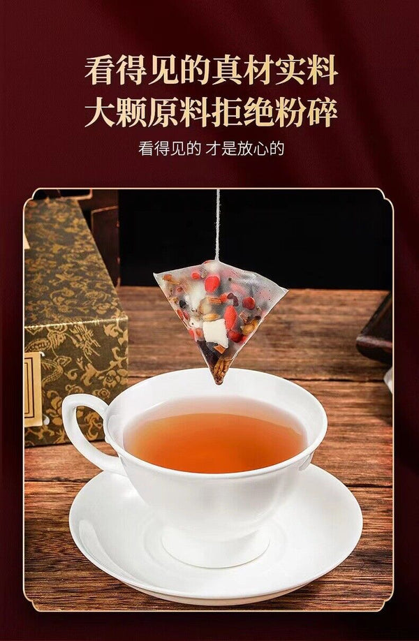 HelloYoung Sour jujube kernels Poria cocos lilies mulberries goji berries yams herbal tea
