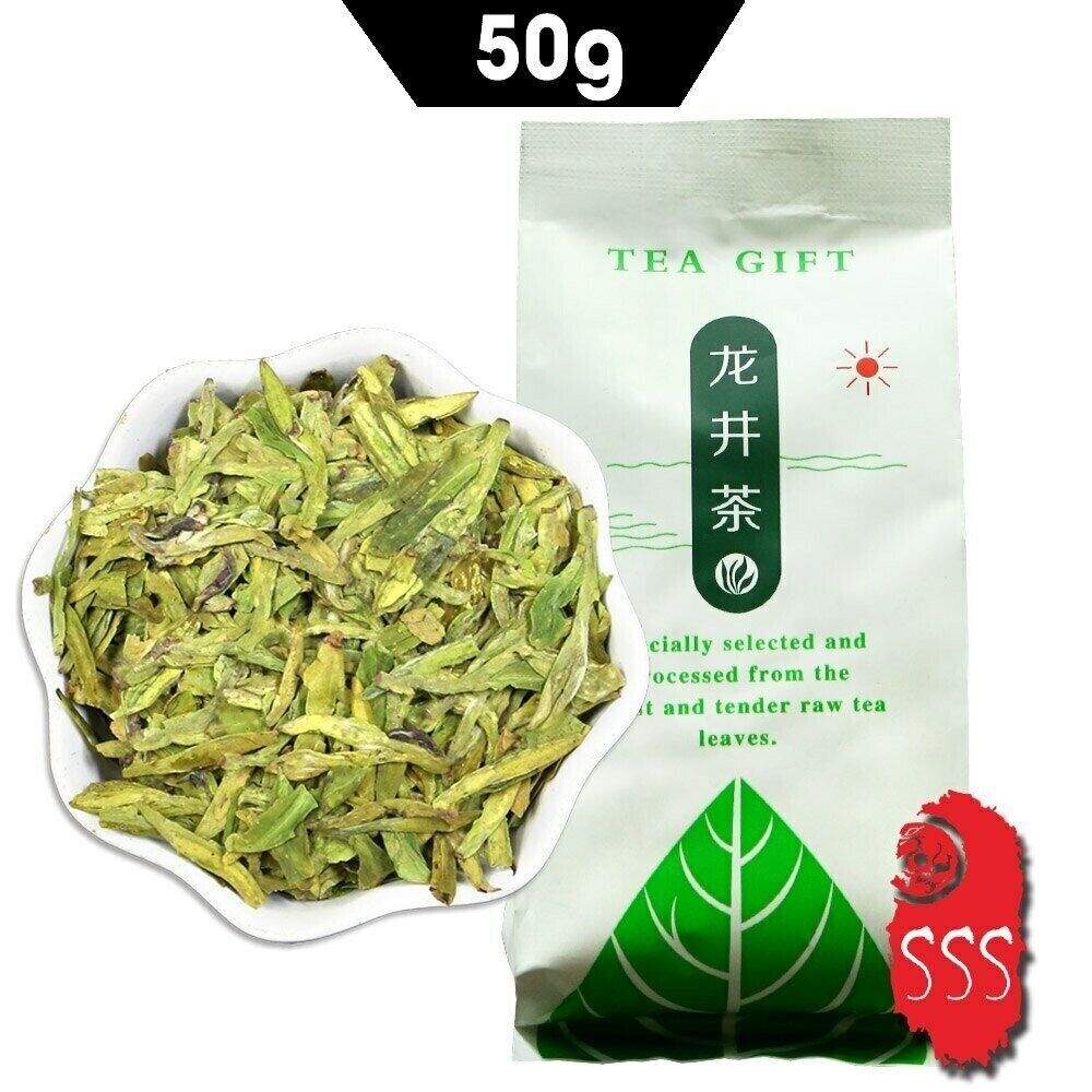 50g Xihu Dragon Well GreenTea The West Lake Dragon Well Portable Packing Main image