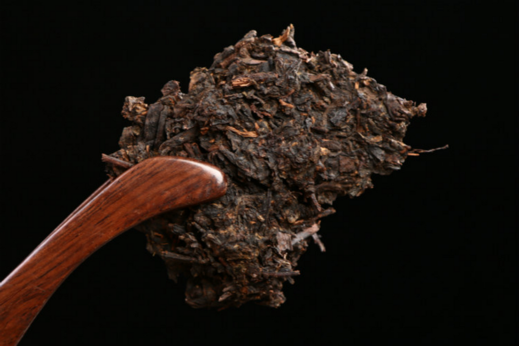 HelloYoung 357g Puerh Dry Storage Menghai Mountain Mellow Ripe Tea Yunnan Seven Seed Cake