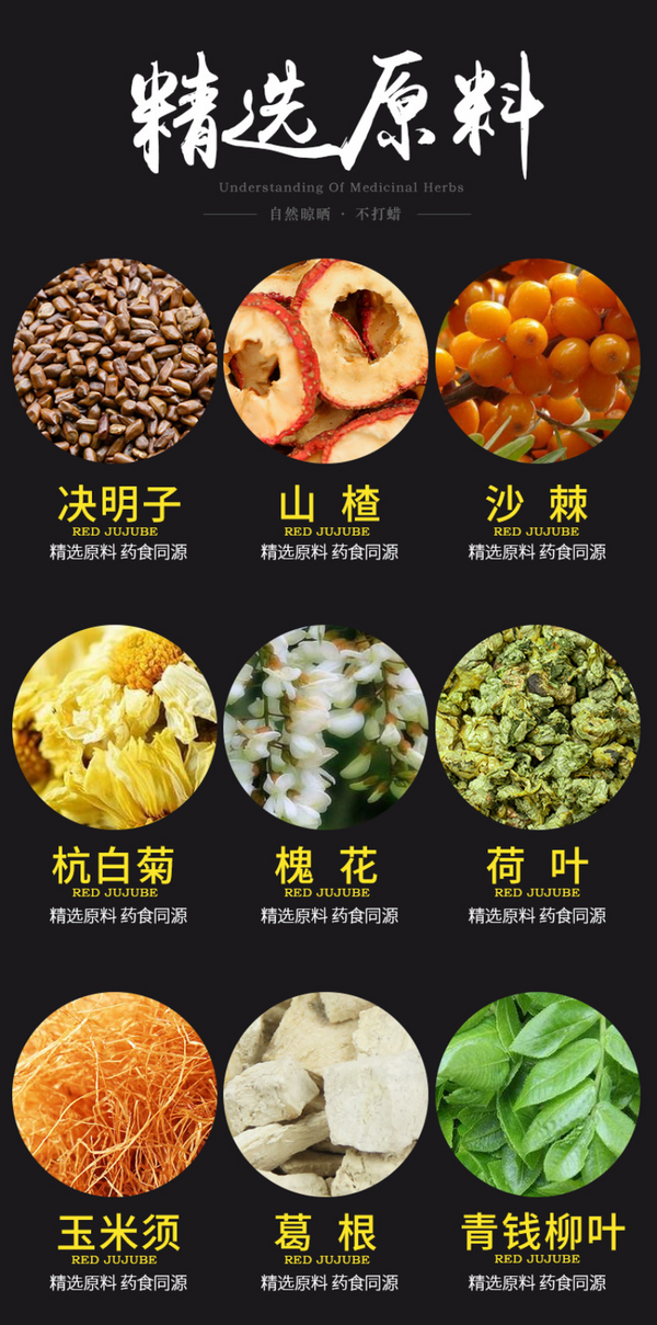 HelloYoung 150g Qingqianliucorn beard mulberry leaf five treasure tea bag infusion health