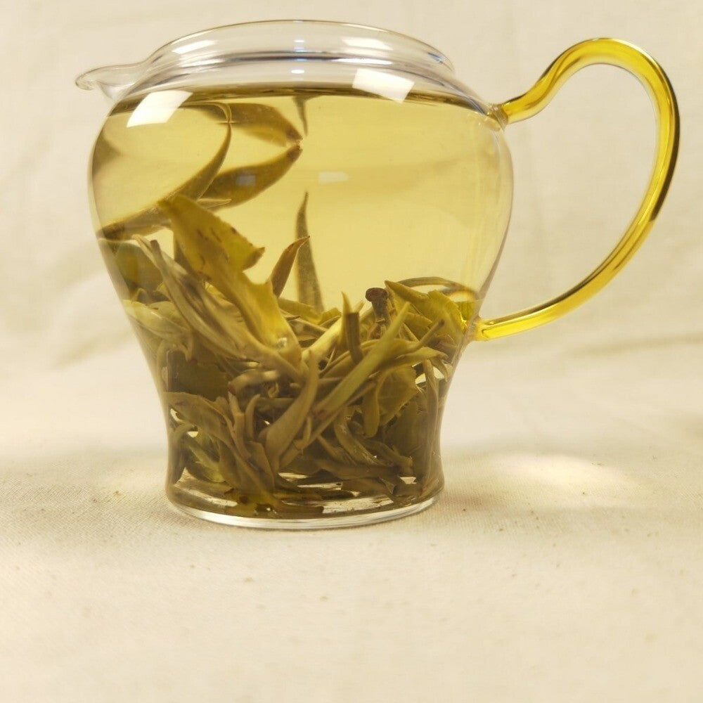Premium Silver Jade Ring Green Tea San Yue Mountain Top Grade 100g Secondary image