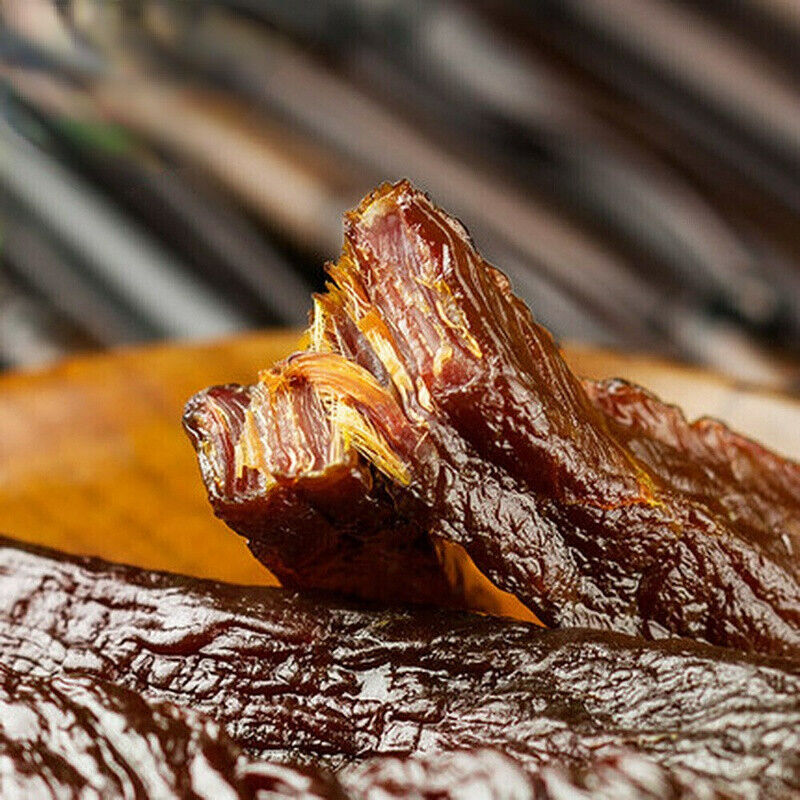 Organic Food Snacks keerqin Beef jerky科尔沁风干牛肉手撕牛肉干原味 五香 香辣 孜然250g/8.8oz