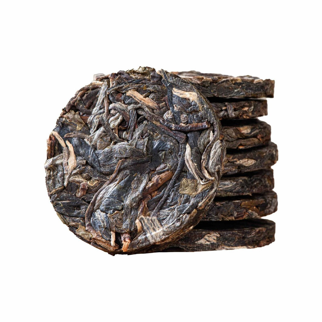Yunnan Pu-erh Tea Mini Cakes with Dried Tangerine Peel White Tea