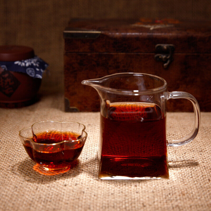 Pu'er Tea Ripe Tea Yunnan Qizi Cake Tea Ripe Pu'er Tea 357g