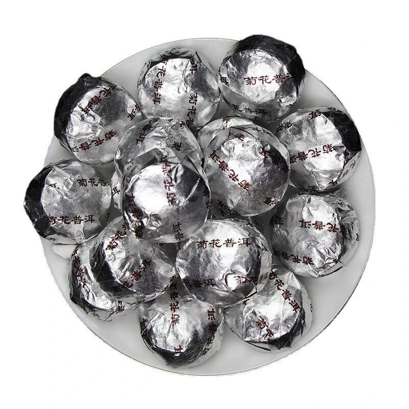 Brick Shaped Tea Yunnan Chrysanthemum Fermented Mini Puer Tuo Cha Puerh Tea 500g