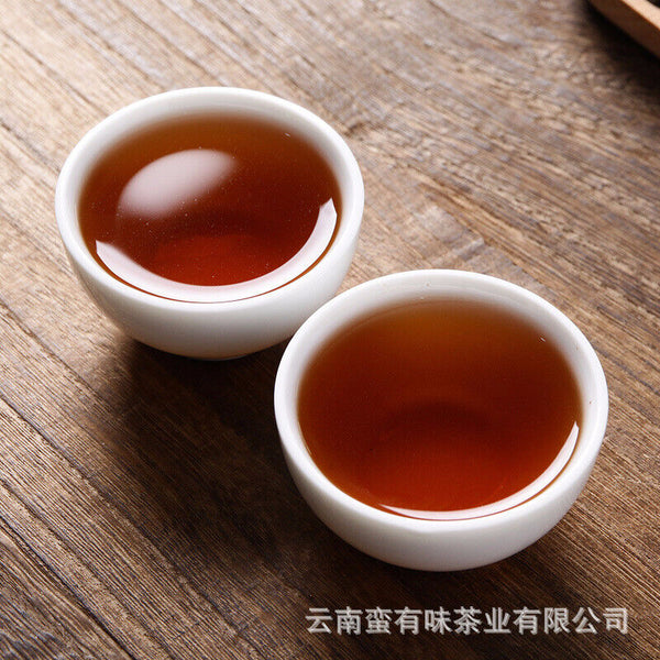 HelloYoung 500g Yunnan Pu'er Tea Menghai Nuoxiang Ripe Tea Fossil Crushed Silver (No. C3)