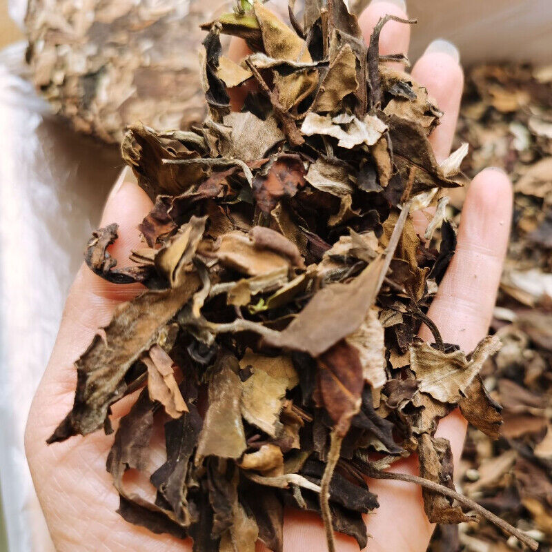 357g Yunnan White Tea Hand made Graphite Pressed Old White Tea Tea Cake Organic