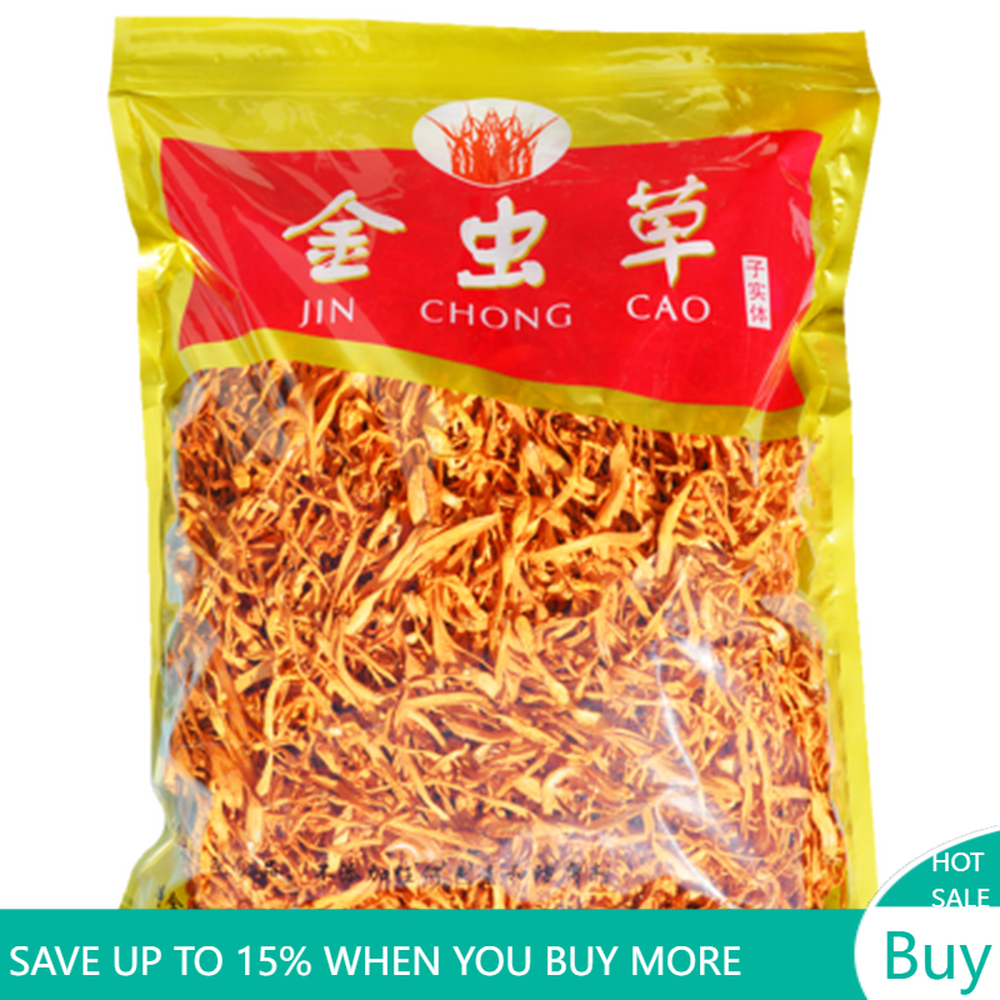 500g Organic Dried Cordyceps Sinensis Mushroom Chinese Tradition Medicine