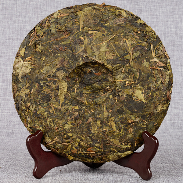 HelloYoung Pu-Erh Tea Hundred Year Old Tree Tea Cake Golden Leaf Gift Tea 357g