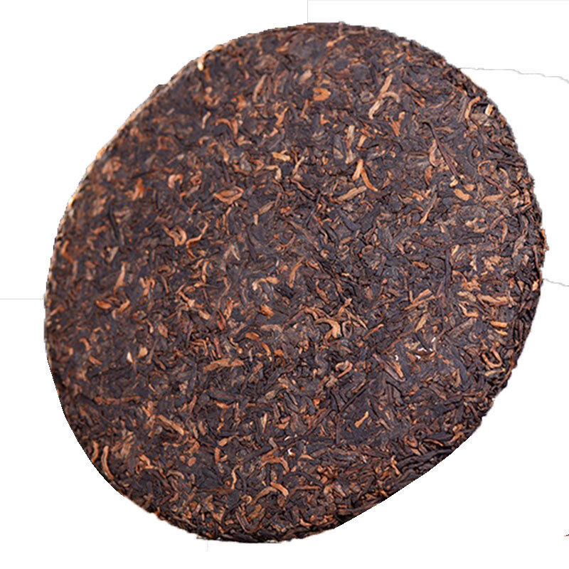 HelloYoung 357g Yunnan Pu'er Ripe Tea Cake Banzhang Golden Bud Ripe Tea Palace Tea Cake
