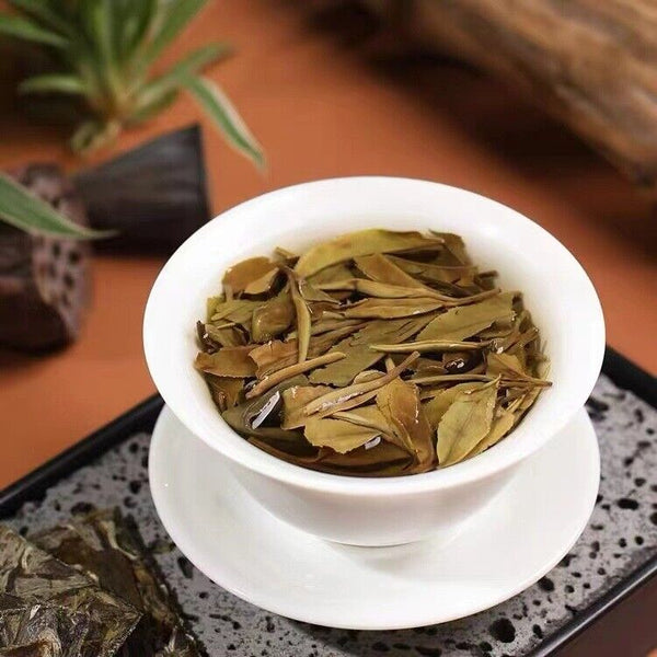 HelloYoung 500g Fuding alpine white tea cake white peony king tea small square cookie tea