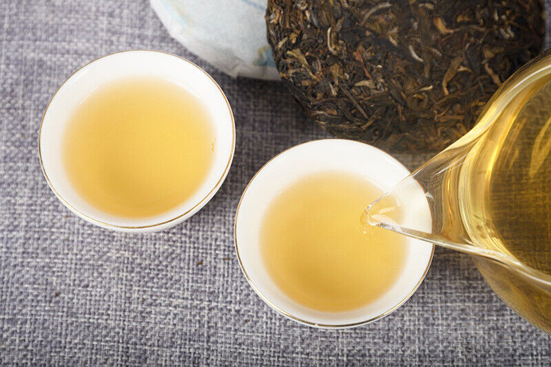 HelloYoung 100g Raw Puerh Tea Cake Raw Tea Yunnan Tea