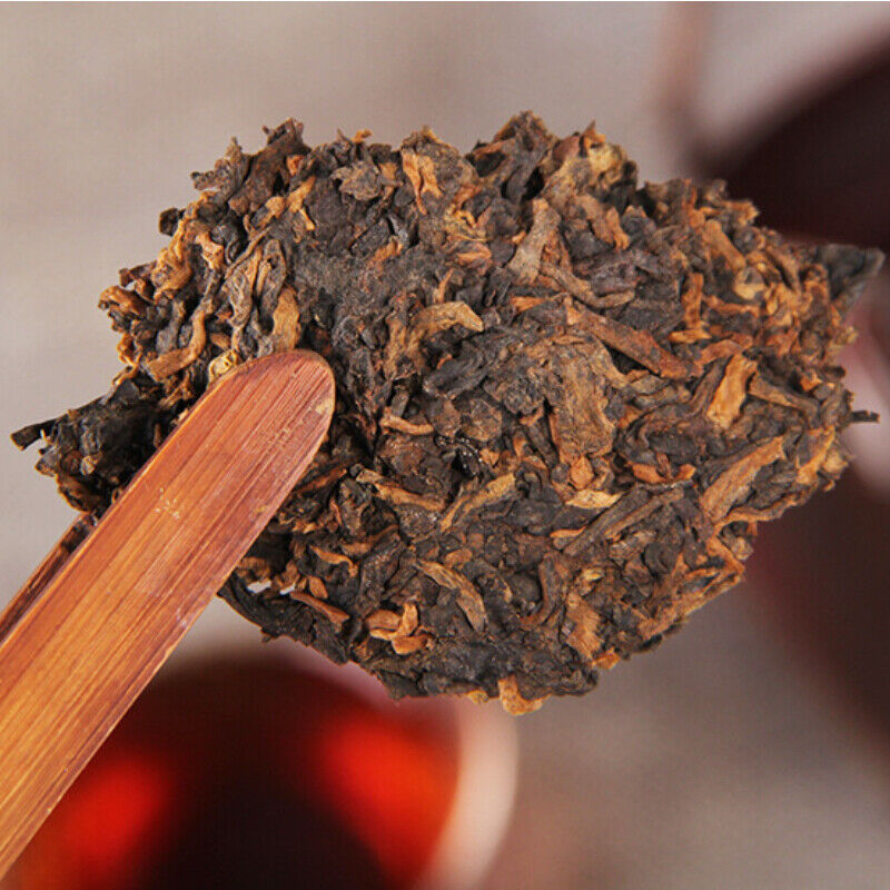 HelloYoung Organic Pu'er Tea Black Tea Top-grade Cooked Tea Menghai Big Tree 380g 勐海陈香