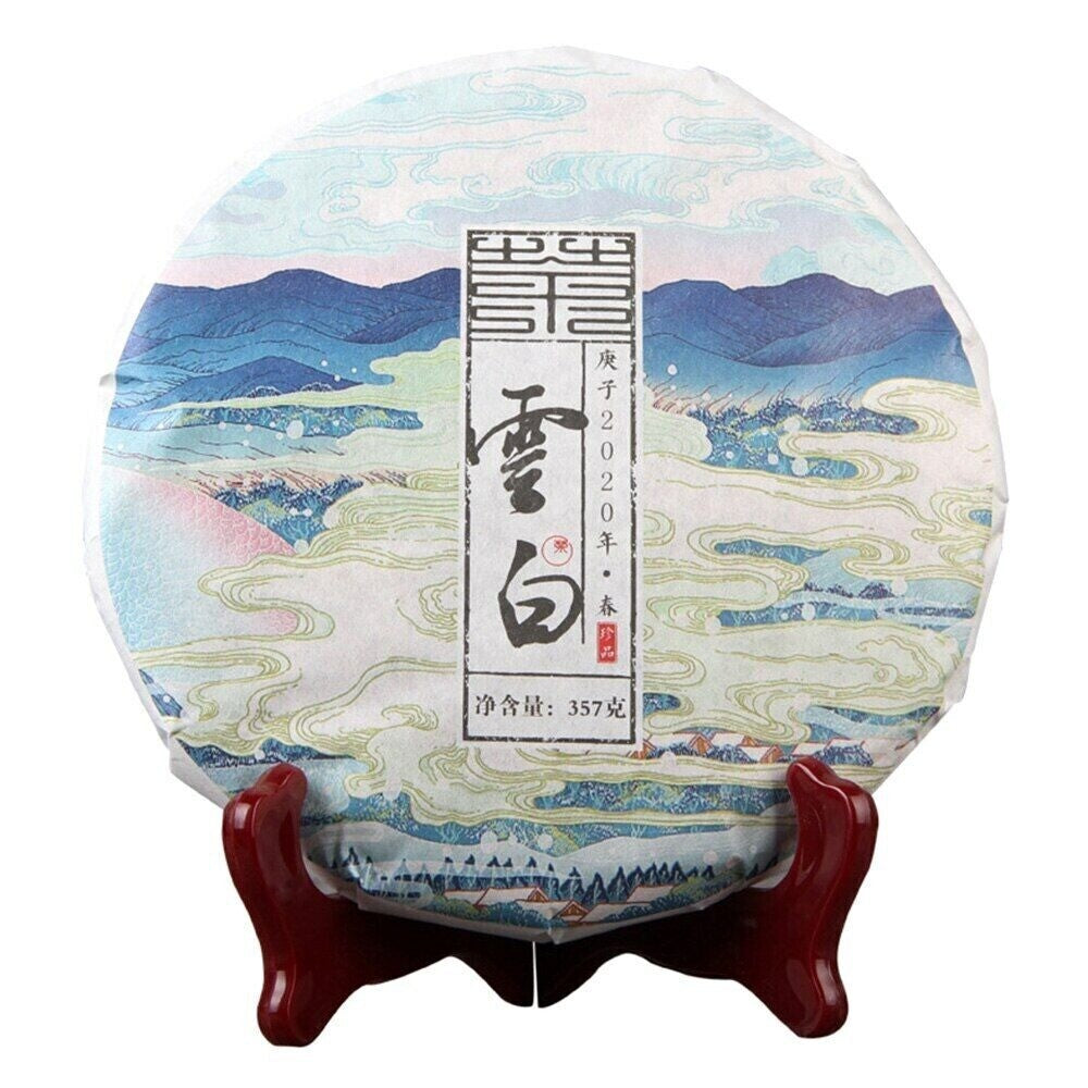 2020 Golden White Raw Puerh Tea 357g Cloud Like White Beauty Sheng Puer Premium