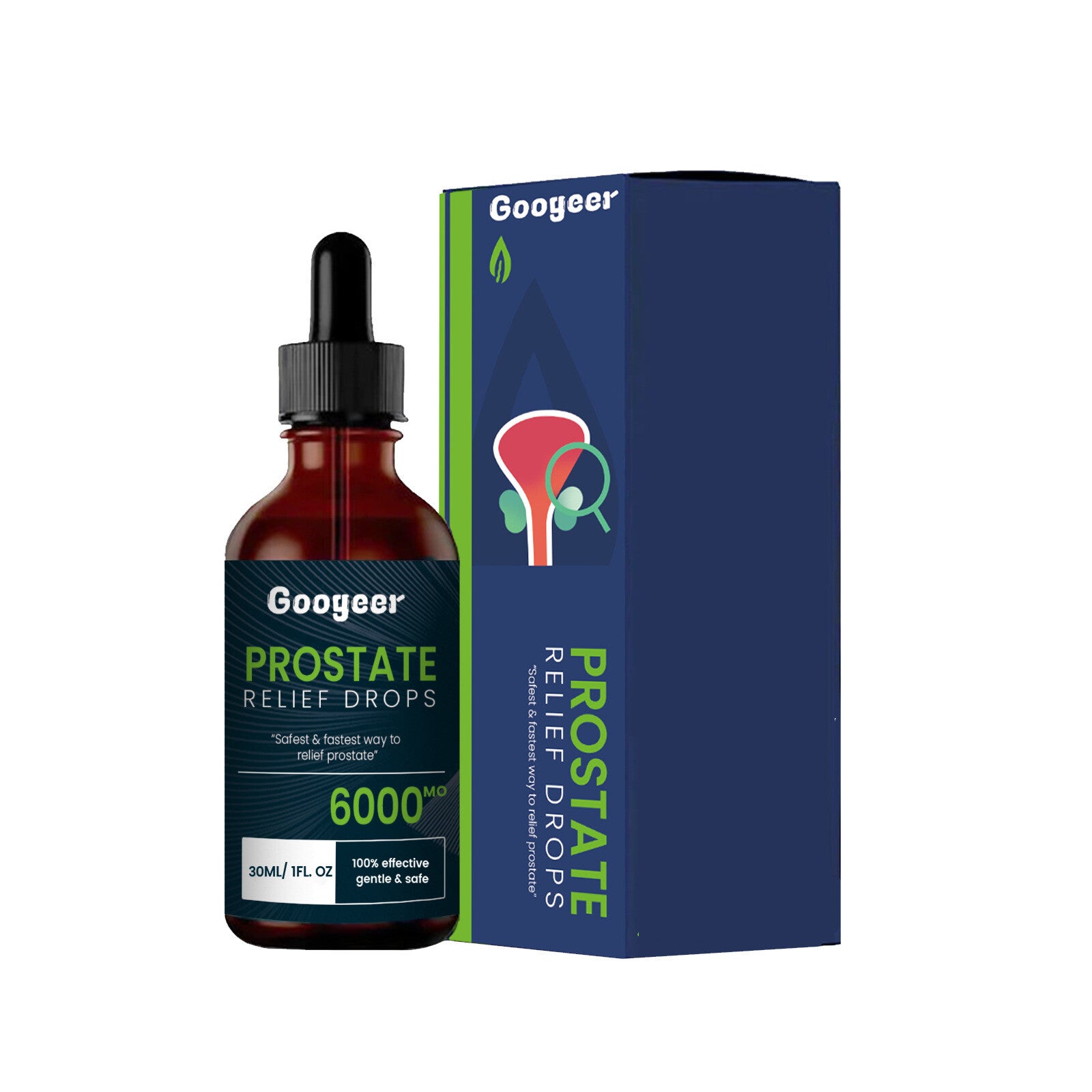 Prostata-Unterstützungstropfen für Männer mit Acetyl L-Carnitin Chlorophyll