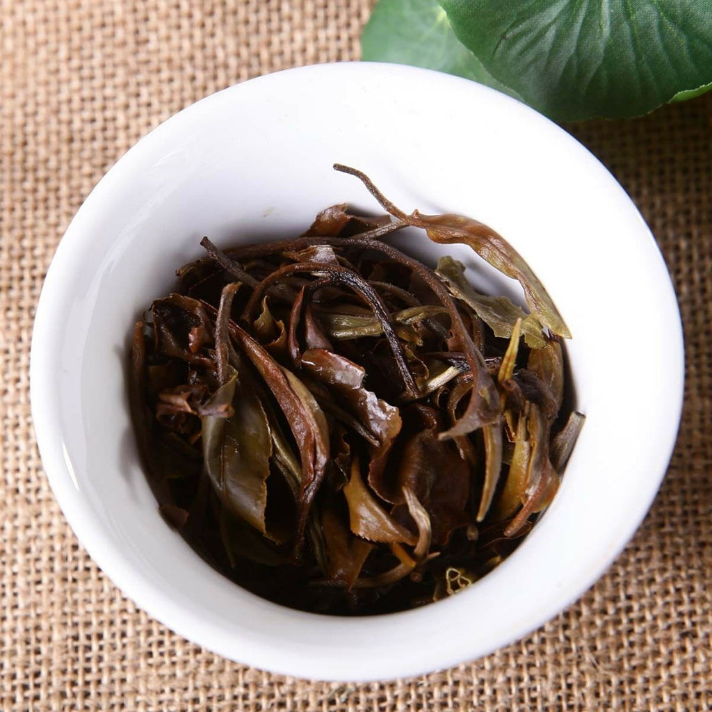 HelloYoung 357g New Yunnan Raw Puerh Tea Moonlight White Yueguangbai Beauty Pu'er Tea Cake