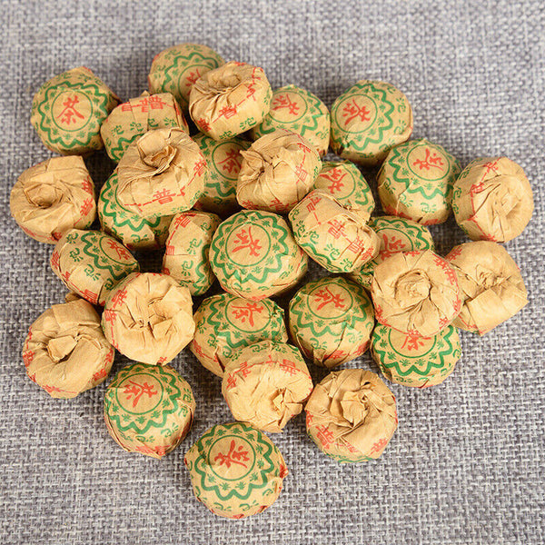 Yunnan Puerh Ripe Tea Leaves Original Ripe Tea Small Golden Tuo