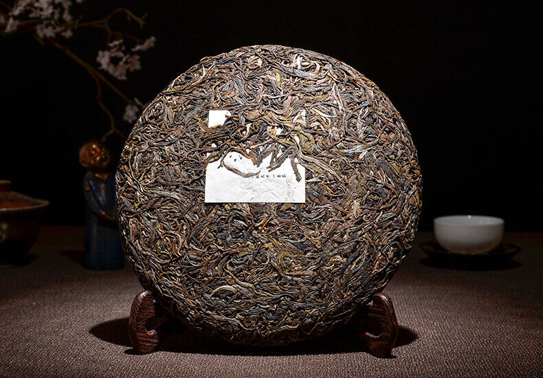 Puerh Tea Raw Tea Cake Smooth Bamboo Liang Zi Raw Tea Cake Pu'er Cake Tea 357g Secondary image